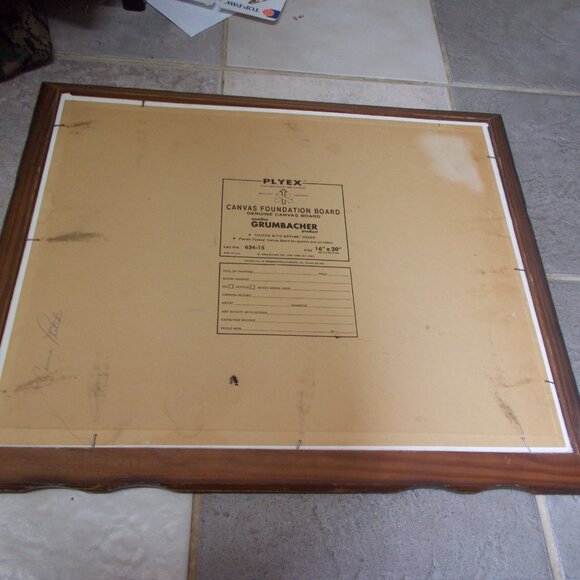 Vintage tea kettle and lemons, signed and framed - Picture 6 of 6